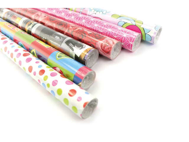 Geschenkpapier Kangaro Budget sortiert 1 Rolle im Format 70 x 200 cm