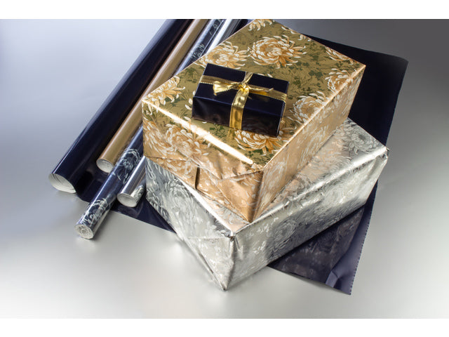 Geschenkpapier Kangaro Metallic sortiert 70 x 150 cm
