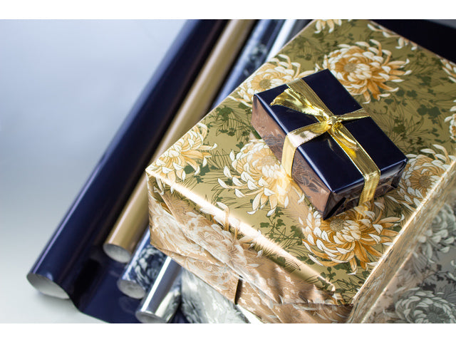 Geschenkpapier Kangaro Metallic sortiert 70 x 150 cm