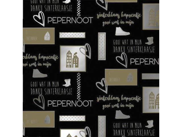 Geschenkpapier Kangaro Sint sortiert 70 x 200 cm, 60 Rollen