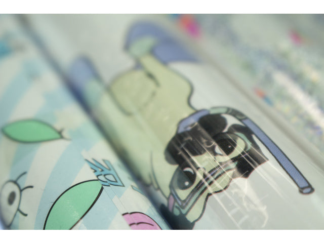 Geschenkpapier Känguru Luxe sortiert 70 x 100 cm, 2 Vel pro Rolle, FSC