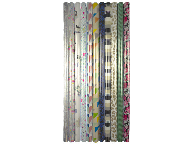 Geschenkpapier Känguru Luxe sortiert 70 x 100 cm, 2 Vel pro Rolle, FSC