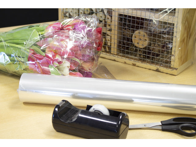 Transparente Folie Kangaro auf Rolle 50 cm x 100 m, 25 Mikron