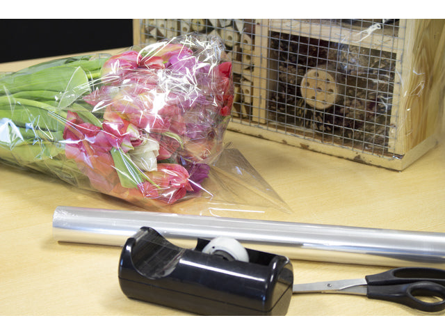 Transparente Folie Kangaro auf Rolle 70 cm x 25 m, 25 Mikron