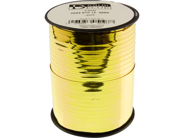 Fusselgold auf der Spule, 10 mm x 250 Meter auf der Spule