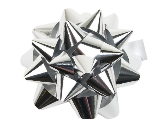 Rozen metallic Kangaro 60mm zilver 25 stuks in doos