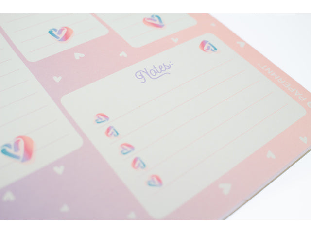 Wochenplaner Purple Passion