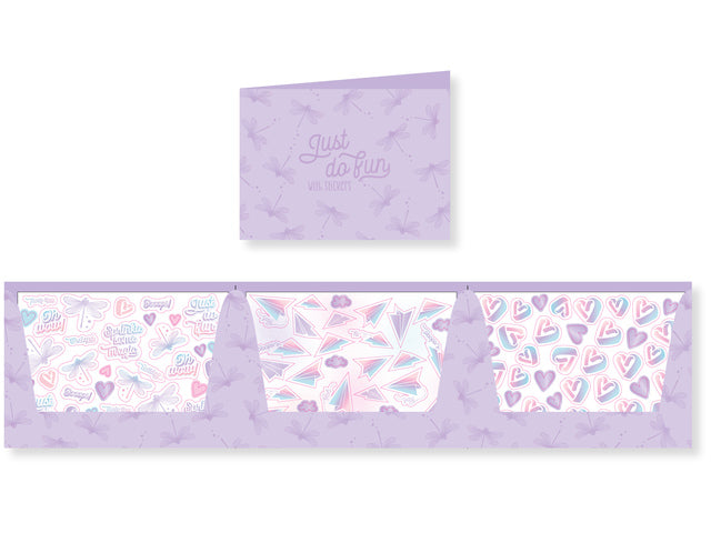 Stickers Paarse Passie