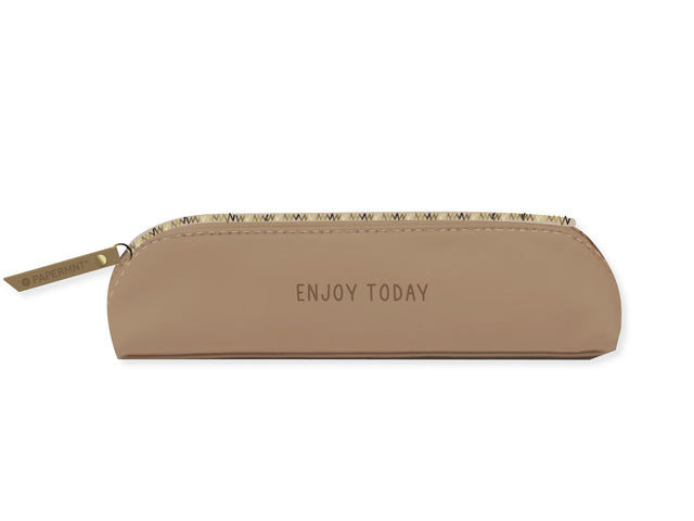 Etui Soft Scenes Geniet vandaag nog van PU 13x7x5cm