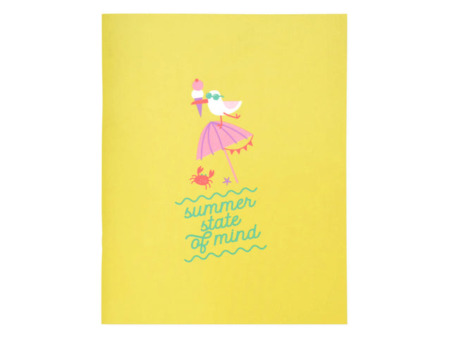 Schrift Beach Happy A5 lijn pak a 4 stuks assorti