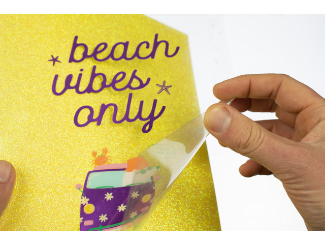 Schrift Beach Happy A4 lijn pak a 2 stuks assorti