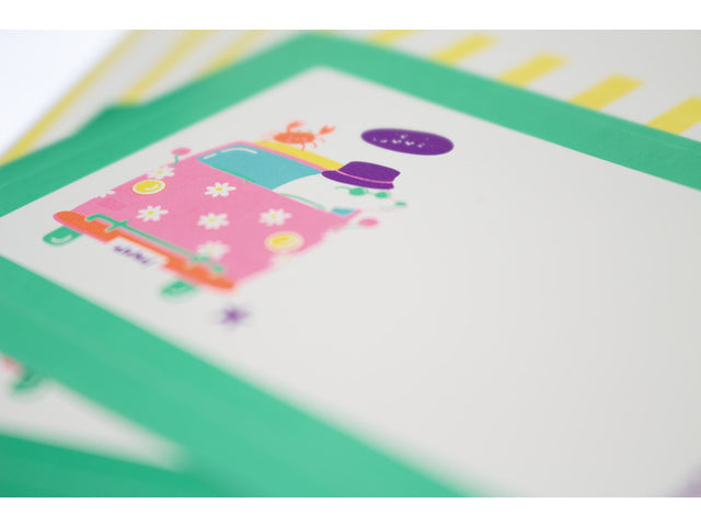 Boeketiket Beach Happy Pak à 24 etiketten. FSC Mixkrediet