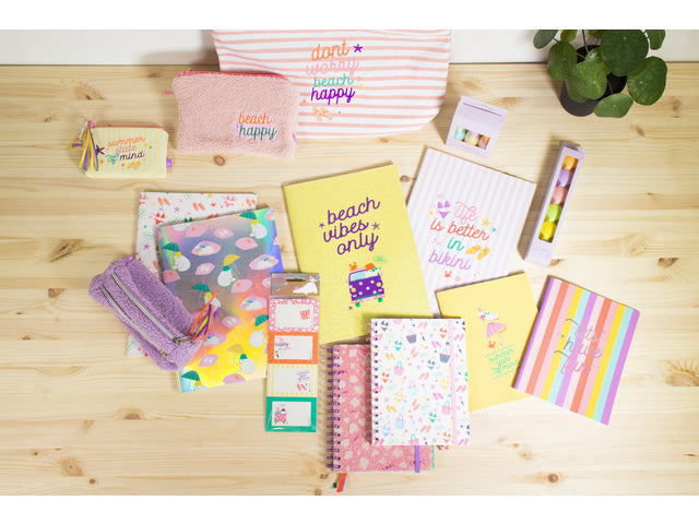 Boeketiket Beach Happy Pak à 24 etiketten. FSC Mixkrediet