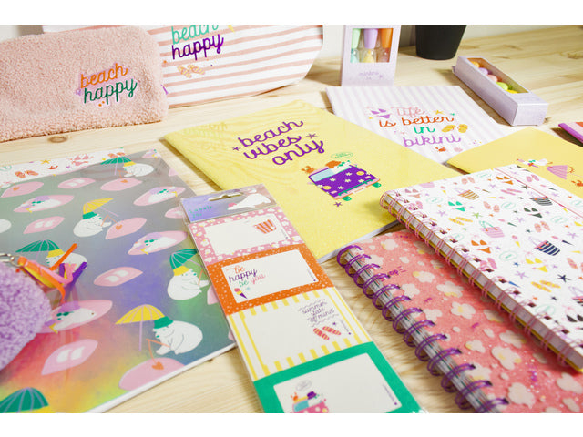 Boeketiket Beach Happy Pak à 24 etiketten. FSC Mixkrediet