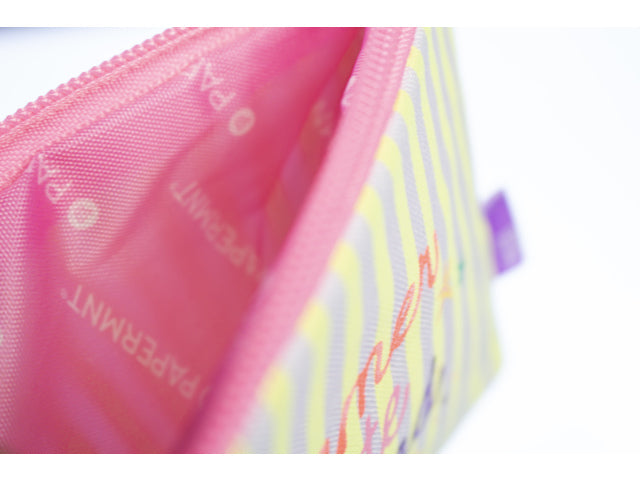 Etui Beach Happy gestreept 15x10 cm SUMMER STATE OF MIND