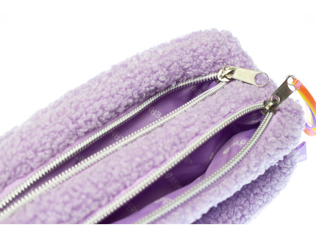 Etui Beach Happy Paars bont 18x8x7cm