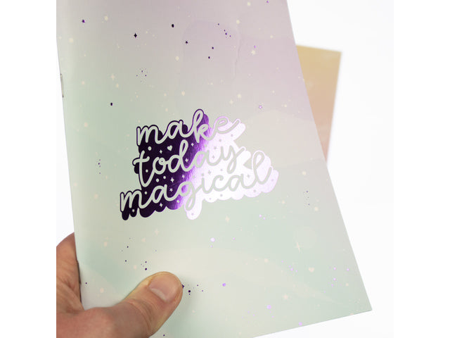 Schrift Galaxy Girl A5 lijn pak a 4 stuks assorti