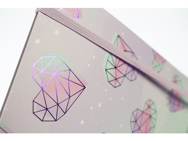 Spiraalboek Galaxy Girl A4 lijn pak a 2 stuks assorti