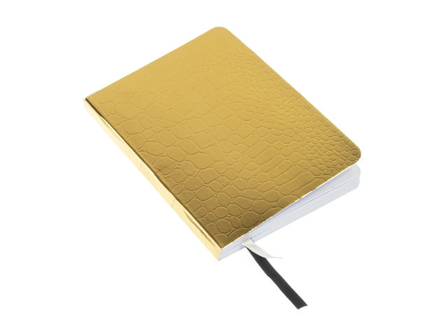 Notitieboek Pure Croco A6 lijn pak a 5 stuks assorti