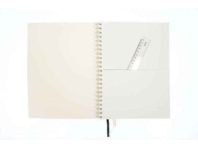 Spiraalboek Pure Croco A4 lijn pak a 5 stuks assorti