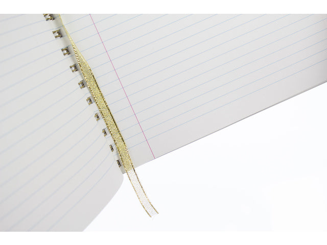 Spiraalboek Pure Croco A4 lijn pak a 5 stuks assorti