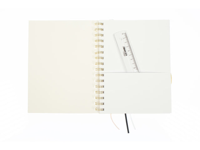 Spiraalboek Pure Croco A5 lijn pak a 5 stuks assorti