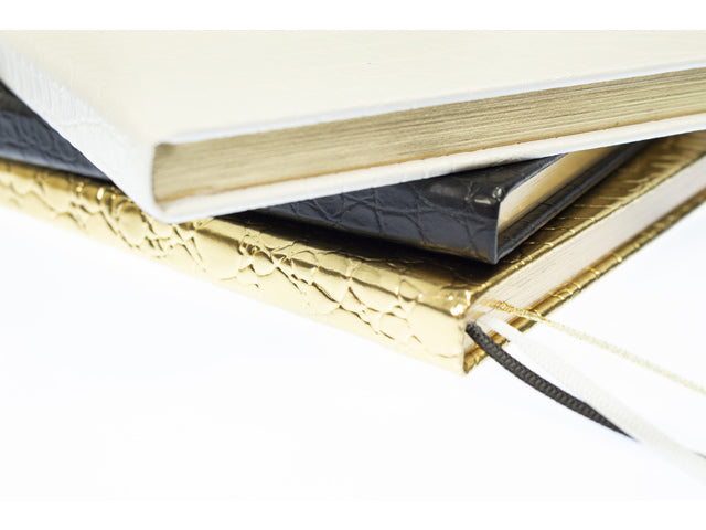 Dummyboek Pure Croco A5 HC pak a 3 stuks assorti