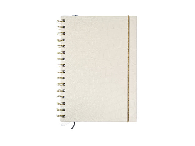 Spiraalboek Pure Croco A5 lijn HC pak a 3 stuks assorti