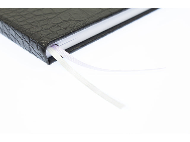 Notitieboek Pure Croco A5 PU HC lijn pak a 2 stuks assorti