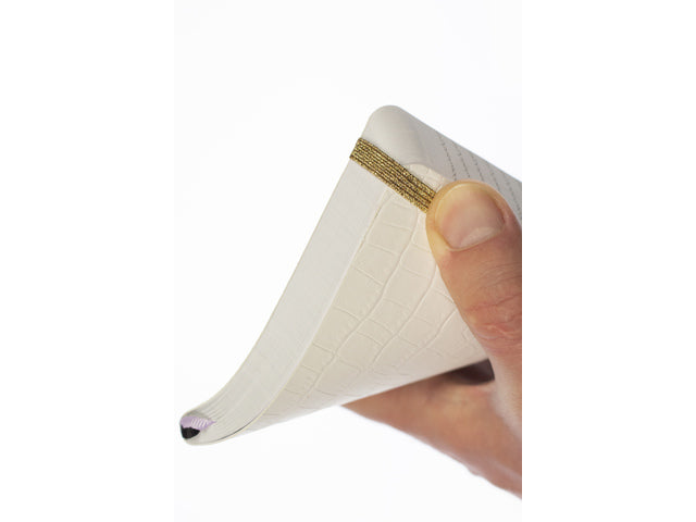 Notitieboek Pure Croco A6 PU HC lijn pak a 2 stuks assorti