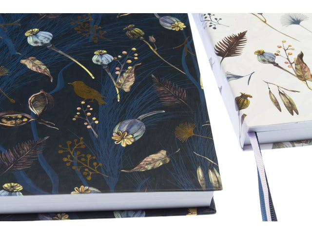 Notitieboek A5 Natural Beauty krimp van 2 stuks. Punt-uitgelijnd, 320 pagina's 80 grams papier