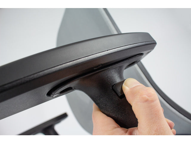 Bürostuhl Linea Grace 01 grau/grau mit 1D-Armlehne