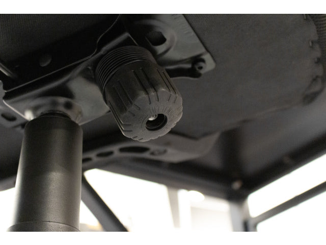 Bureaustoel Linea Felluca schwarz/schwarz mit Armlehnen