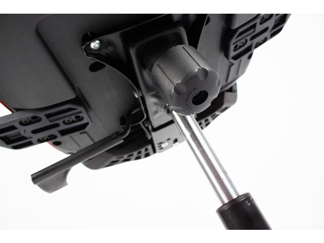 Bürostuhl Linea Tekna 01 schwarz/rot mit 2D-Armlehnen