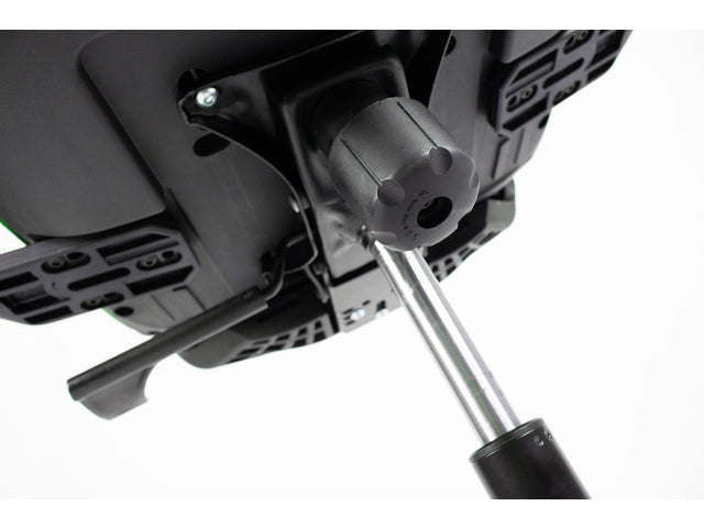 Bürostuhl Linea Tekna 01 schwarz/grün mit 2D-Armlehnen