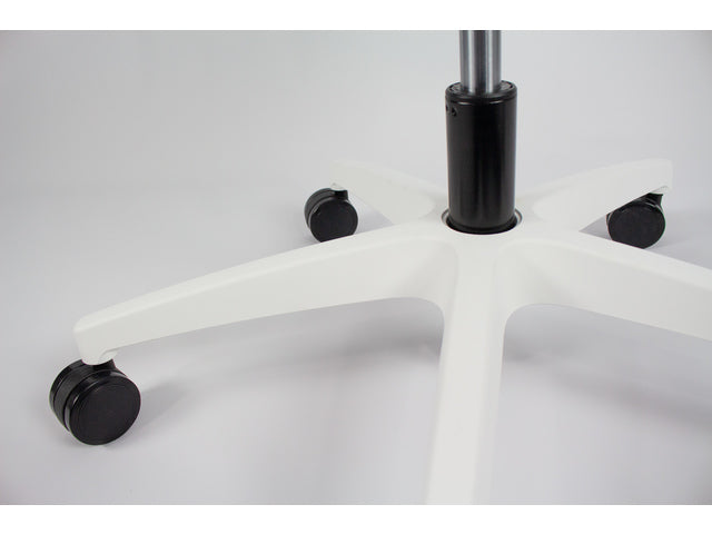 Bürostuhl Linea Tekna White 01 l.blau/weiß mit 3D-Armlehnen