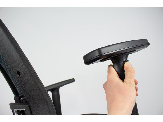 Bürostuhl Linea New Malice 01 schwarz/schwarz mit 1D-Armlehne