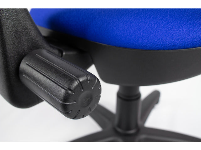 Bürostuhl Linea Tiger 01 blau/blau mit Armlehnen