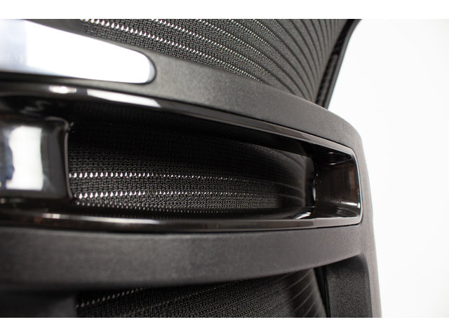 Bezoekersstoel Linea Omnia 05 schwarz/schwarz, Set aus 2 Stück