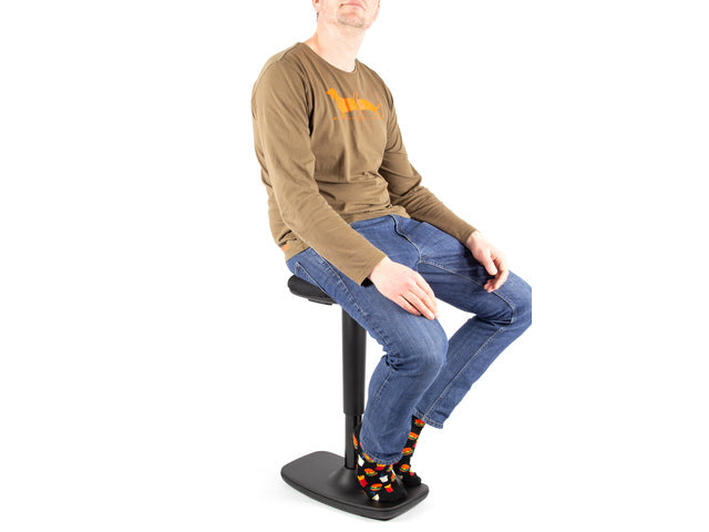 Ergonomischer Kran Linea Fabbrica LED schwarz