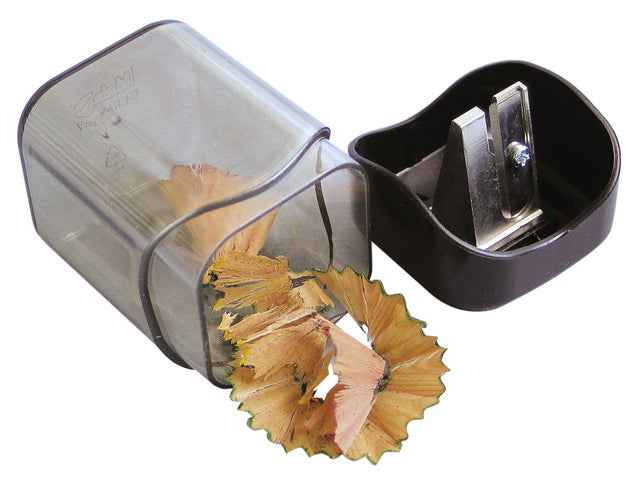 puntenslijper Möbius & Ruppert enkel ton model quattro swing zwart/grijs/transparant