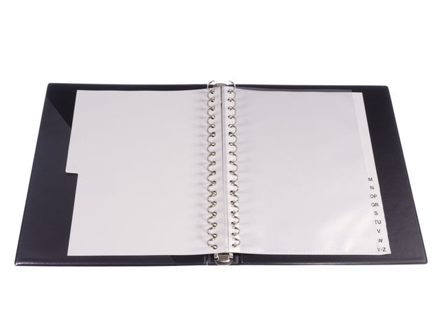 Tabblad Multo A5 17r Buchstaben AZ PP 120 Mikron 20 Zoll grau