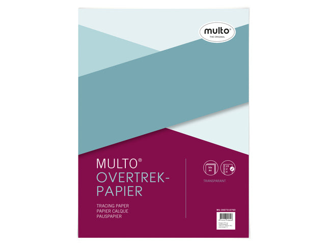 Ringbandinterieur Multo A4 23r overtrekpapier 65 grams 50 vel