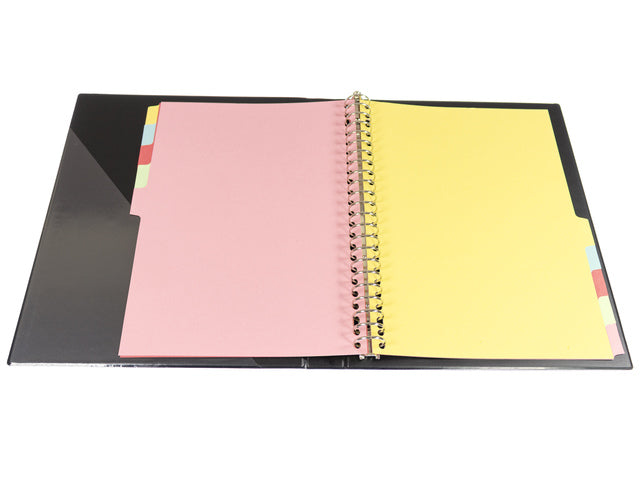 Tabblad Multo A4 23r blanco gerecycled karton 160 gram 10 delig assorti kleuren