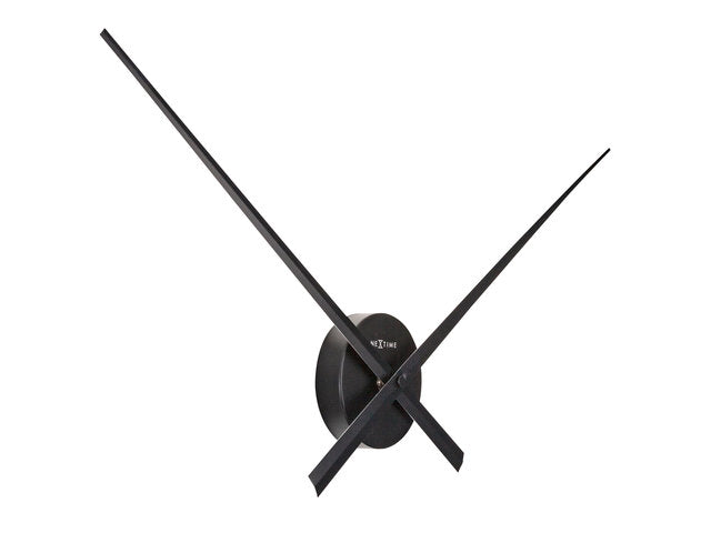 Wandklok NeXtime dia. 70 cm, zwart, 'Hands'