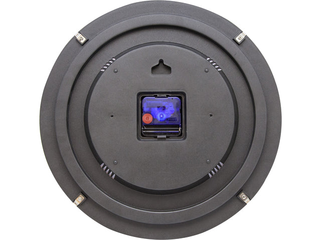 Wandklok NeXtime dia. 35 cm, bol glas, 'Melkwegkoepel'