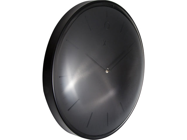 Wandklok NeXtime Glamour Ø40 metaal zwart