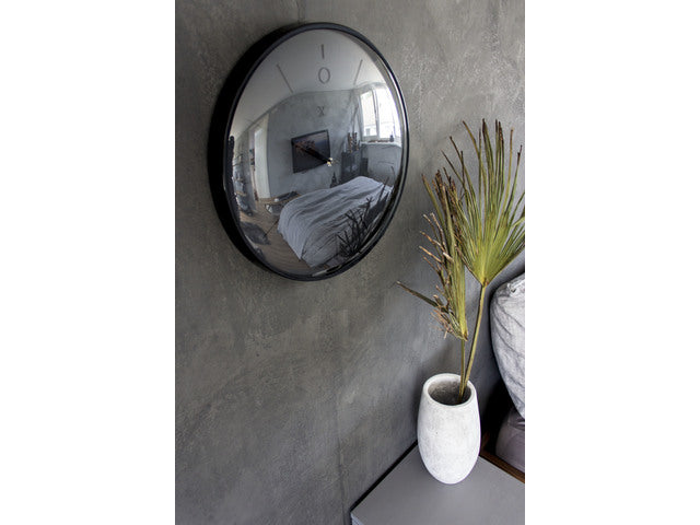 Wandklok NeXtime Glamour Ø40 metaal zwart