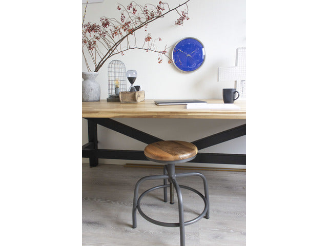 Wandklok NeXtime 60 minutes Ø33 metaal blauw