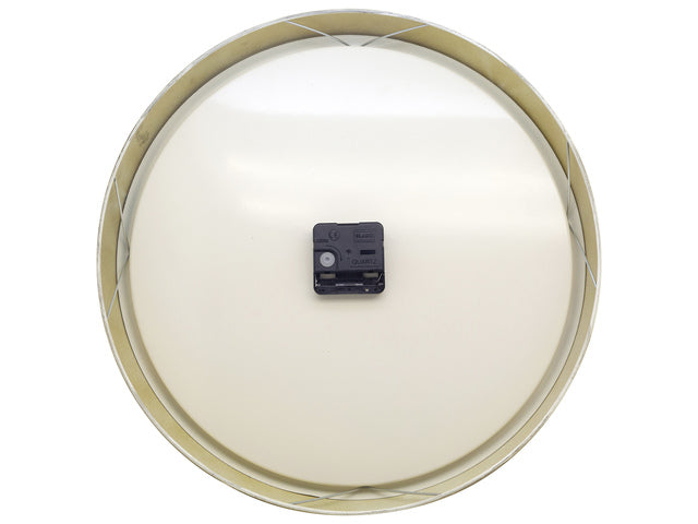 Landelijke wandklok - 39cm - Stille klok - Wit/ Goud- NeXtime "Classic"